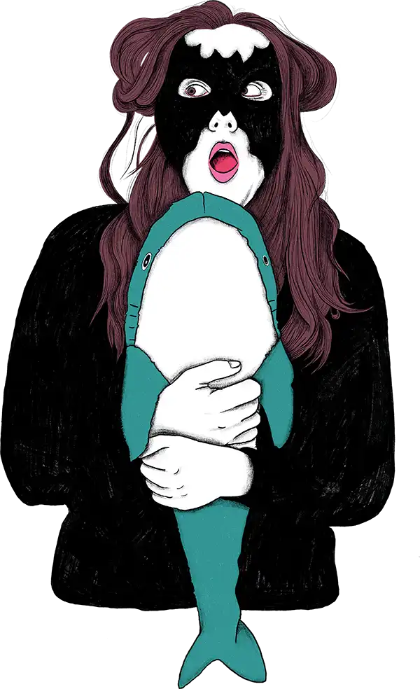 Illustration of Batman (Naomi's Death Show)