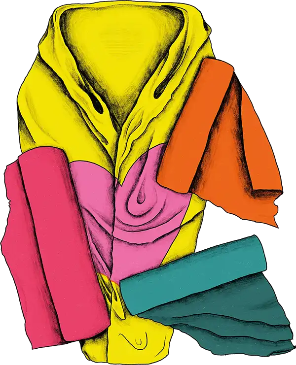 Illustration of Shroud Making