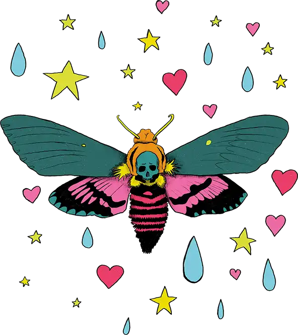 Illustration of Symbols of Death